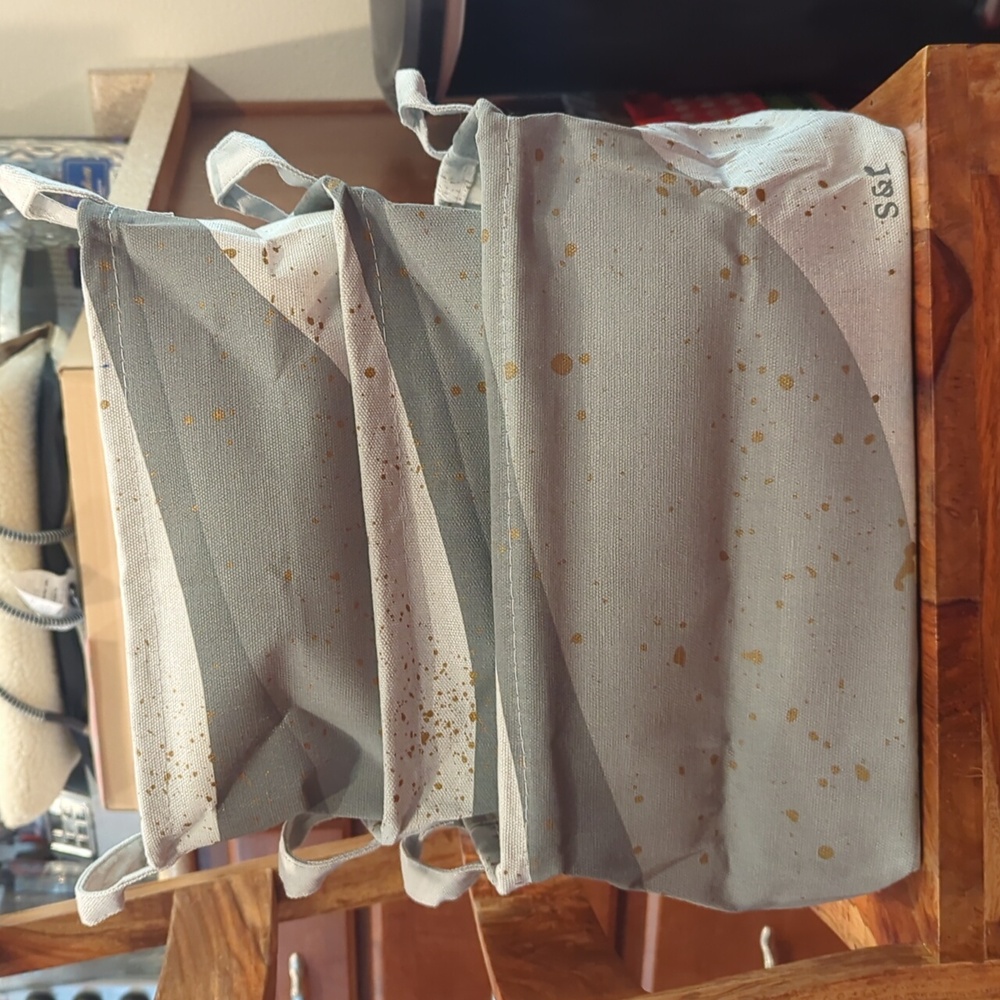 3 Nesting Foldable Bins